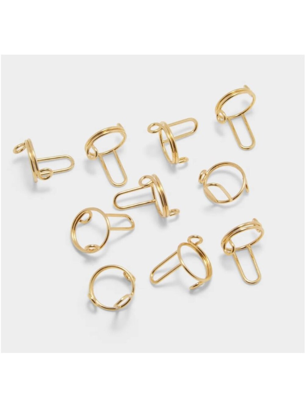 💯 Ayesha's Nail Rings - Gold 💯